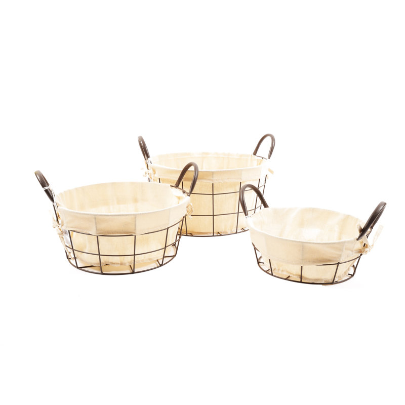 Sommerallee 3-tlg. Wäschekorb-Set Baskets | Wayfair.de